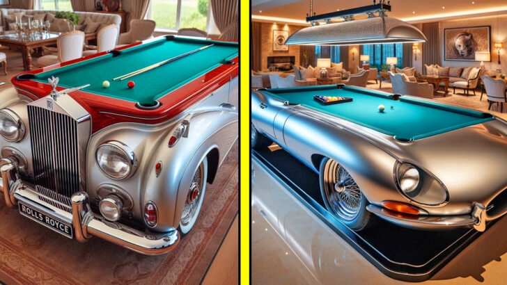 These Classic Car Pool Tables Will Rev Up Your Man Cave!