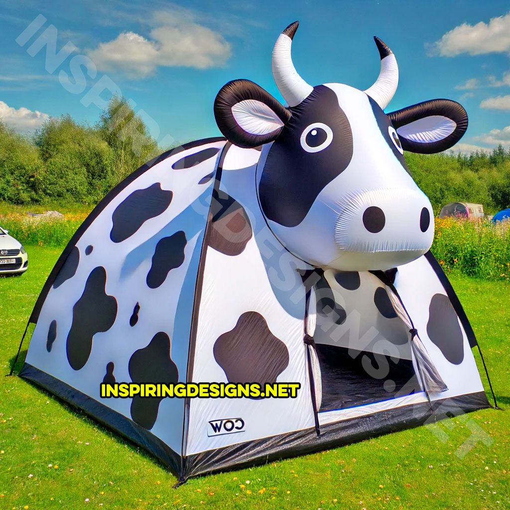 cow shaped camping tent