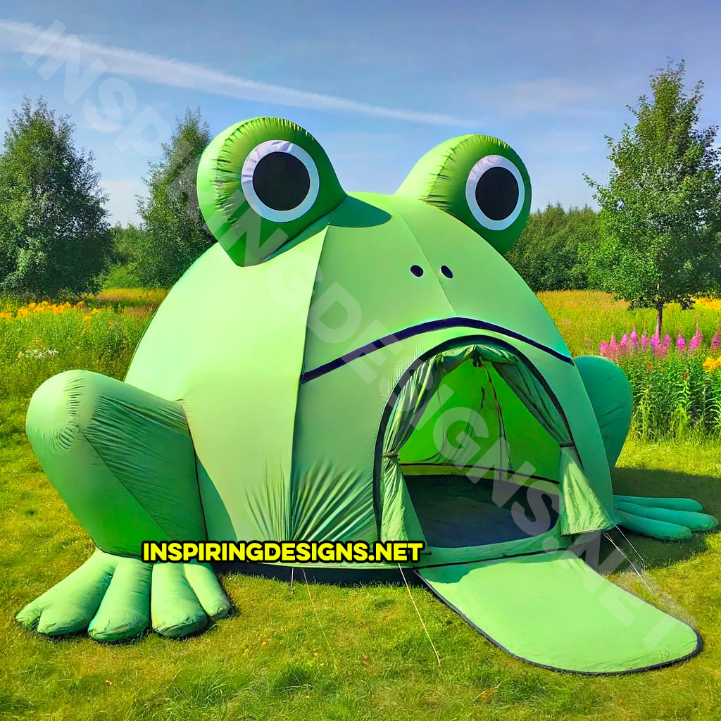 frog shaped camping tent