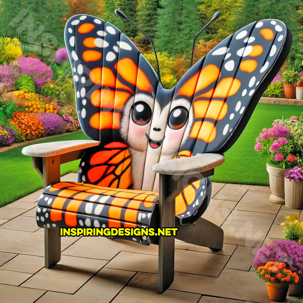 Insect Shaped Patio Chairs - outdoor butterfly chair