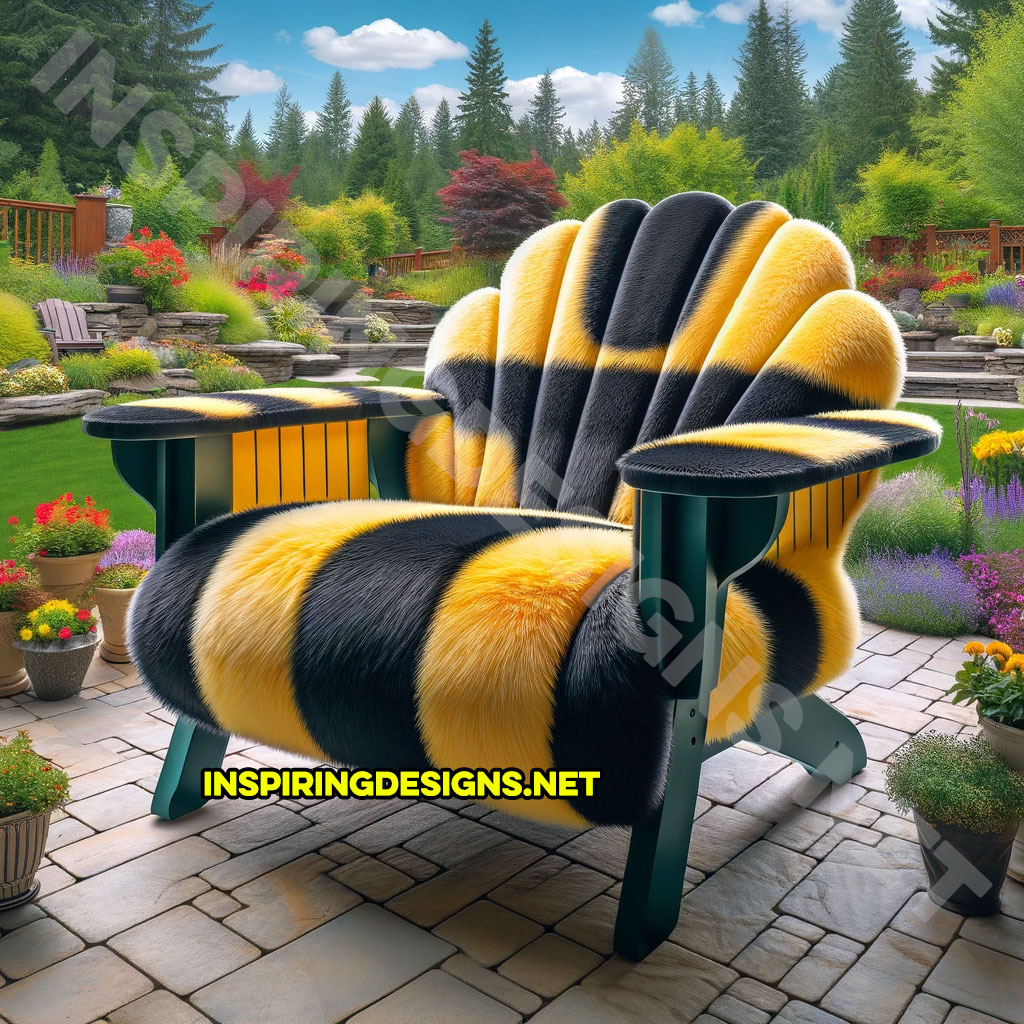 Insect Shaped Patio Chairs - outdoor bee chair