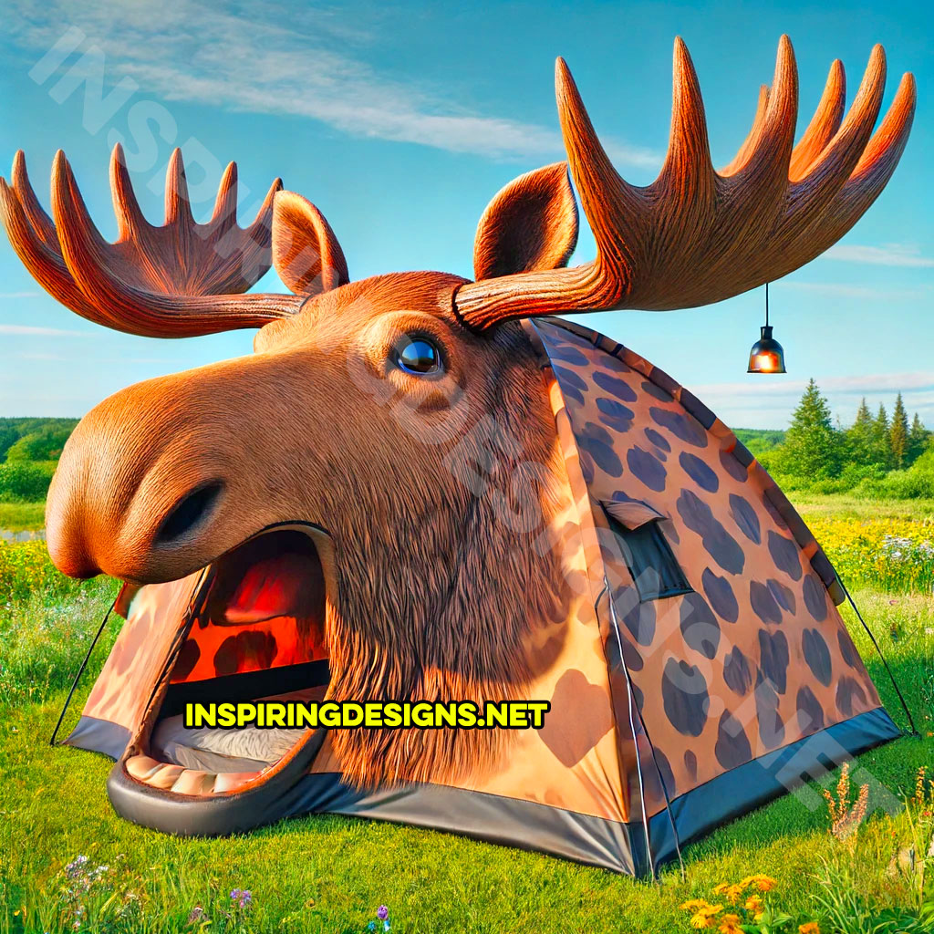 moose shaped camping tent