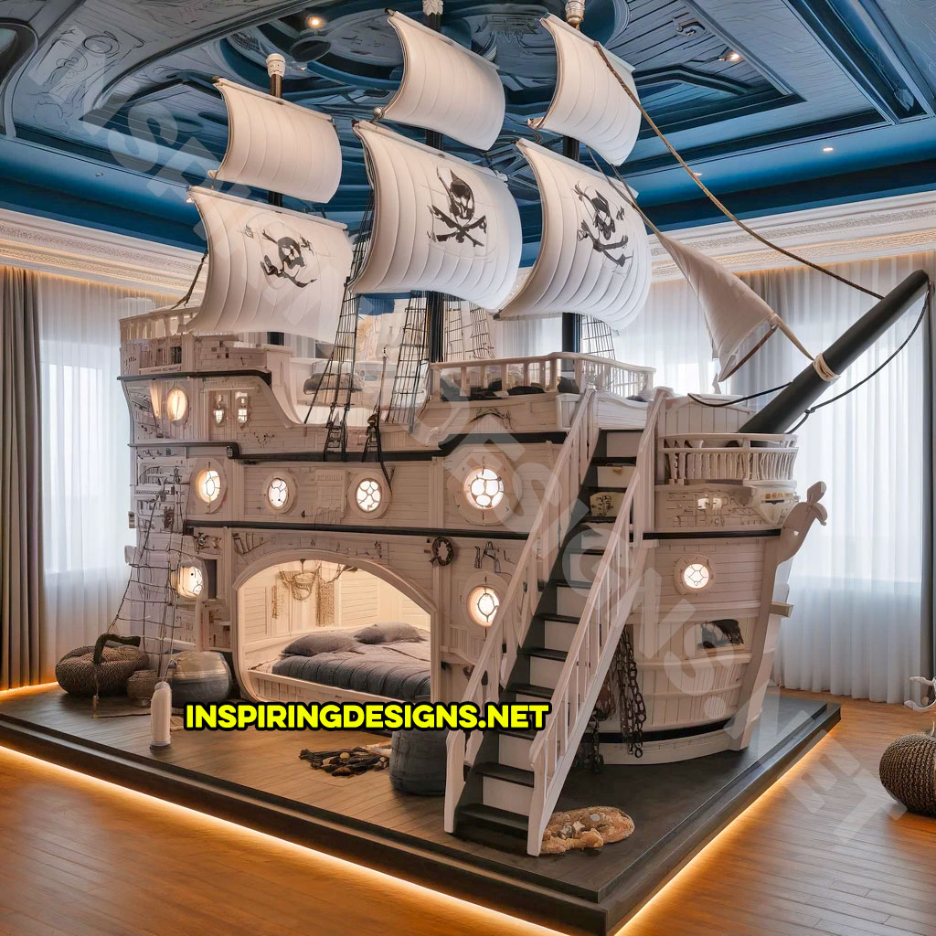 Pirate Ship Bunk Beds