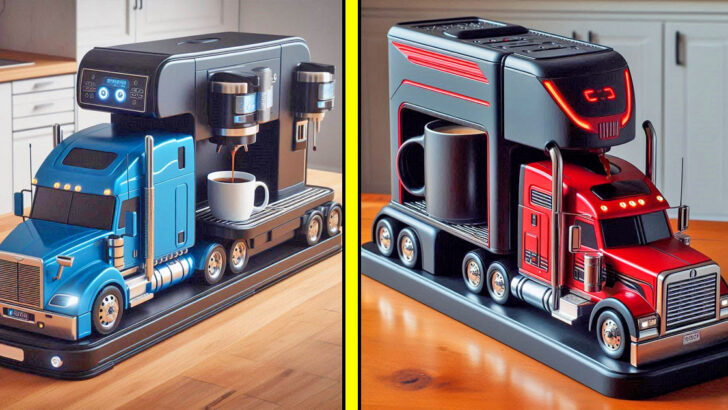 These Semi-Truck Coffee Makers Are a Must-Have for Truck Lovers