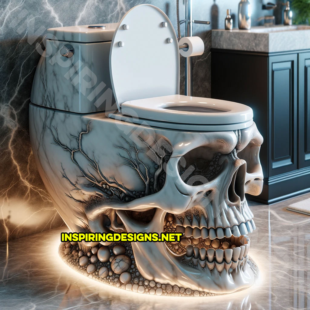 Skull Toilet