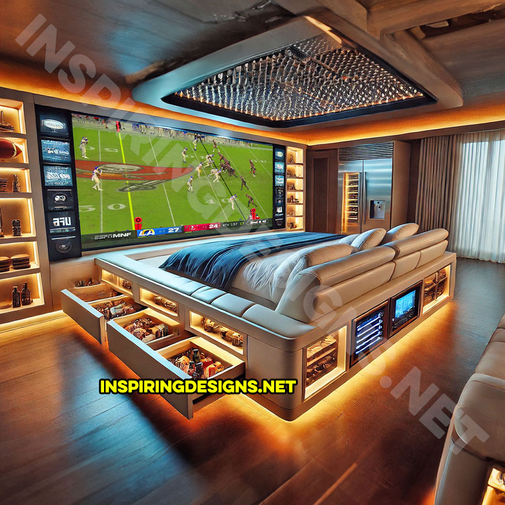 Giant TV Beds