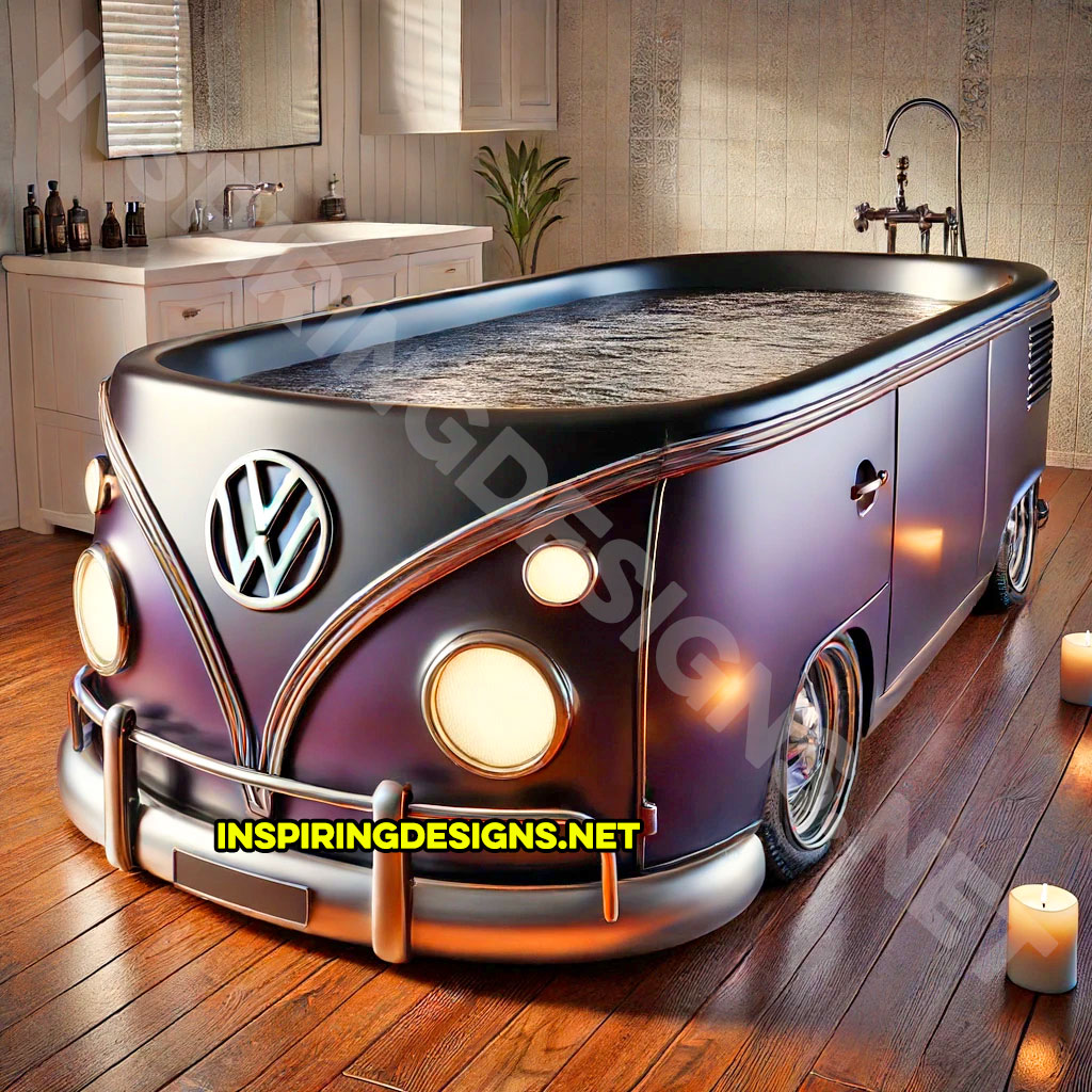 Volkswagen Bus Shaped Bathtubs