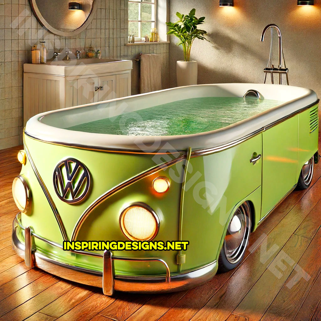 Volkswagen Bus Shaped Bathtubs