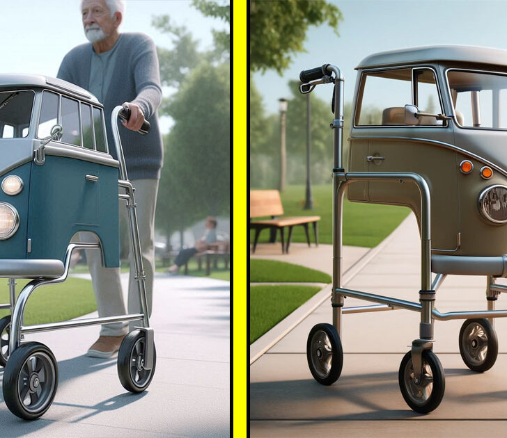 These Volkswagen Bus Walkers Make Mobility Fun and Stylish – Inspiring ...