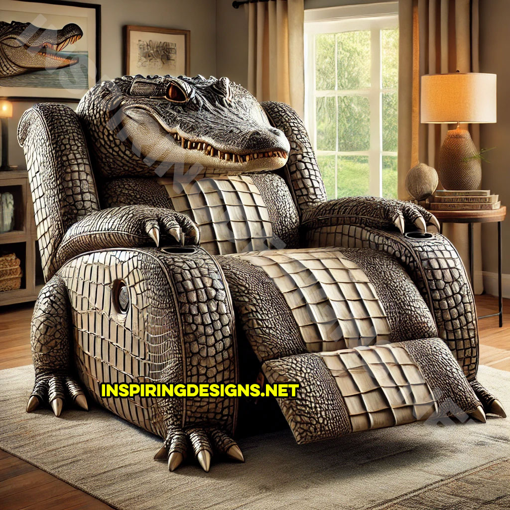 Animal Recliners - Alligator Shaped Recliner