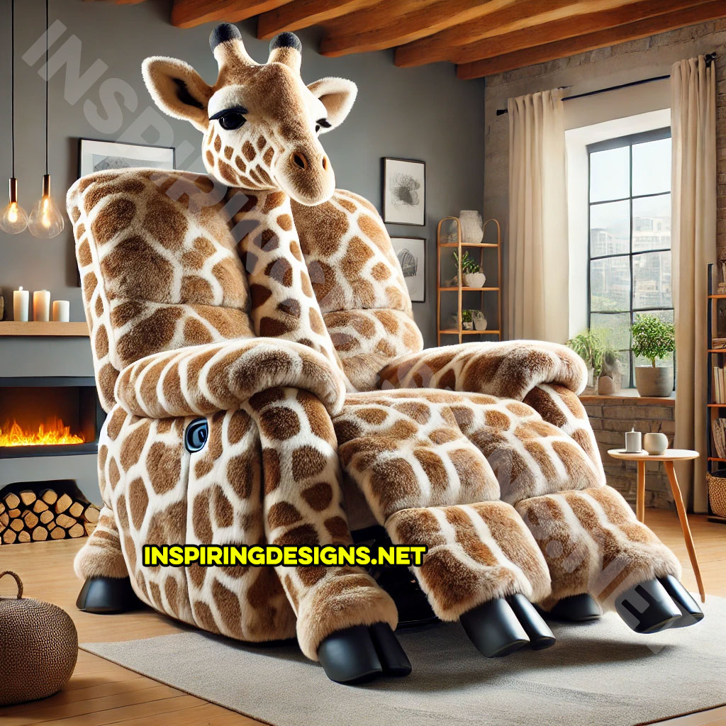 Animal Recliners - Giraffe Shaped Recliner