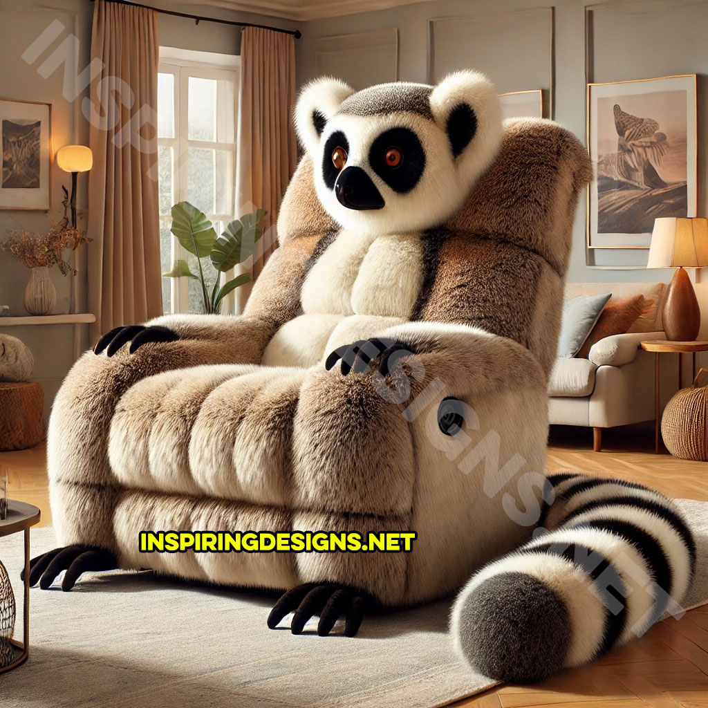 Animal Recliners - Lemur Shaped Recliner