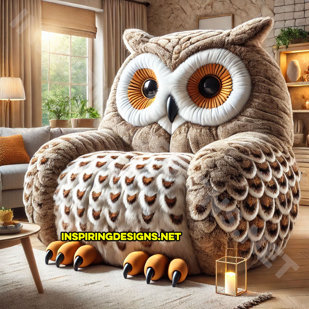 Animal Recliners - Owl Shaped Recliner