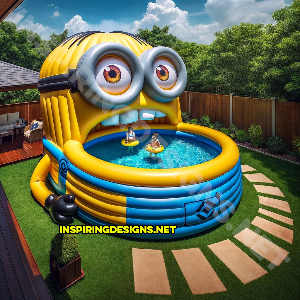 Giant Inflatable Minion Pools