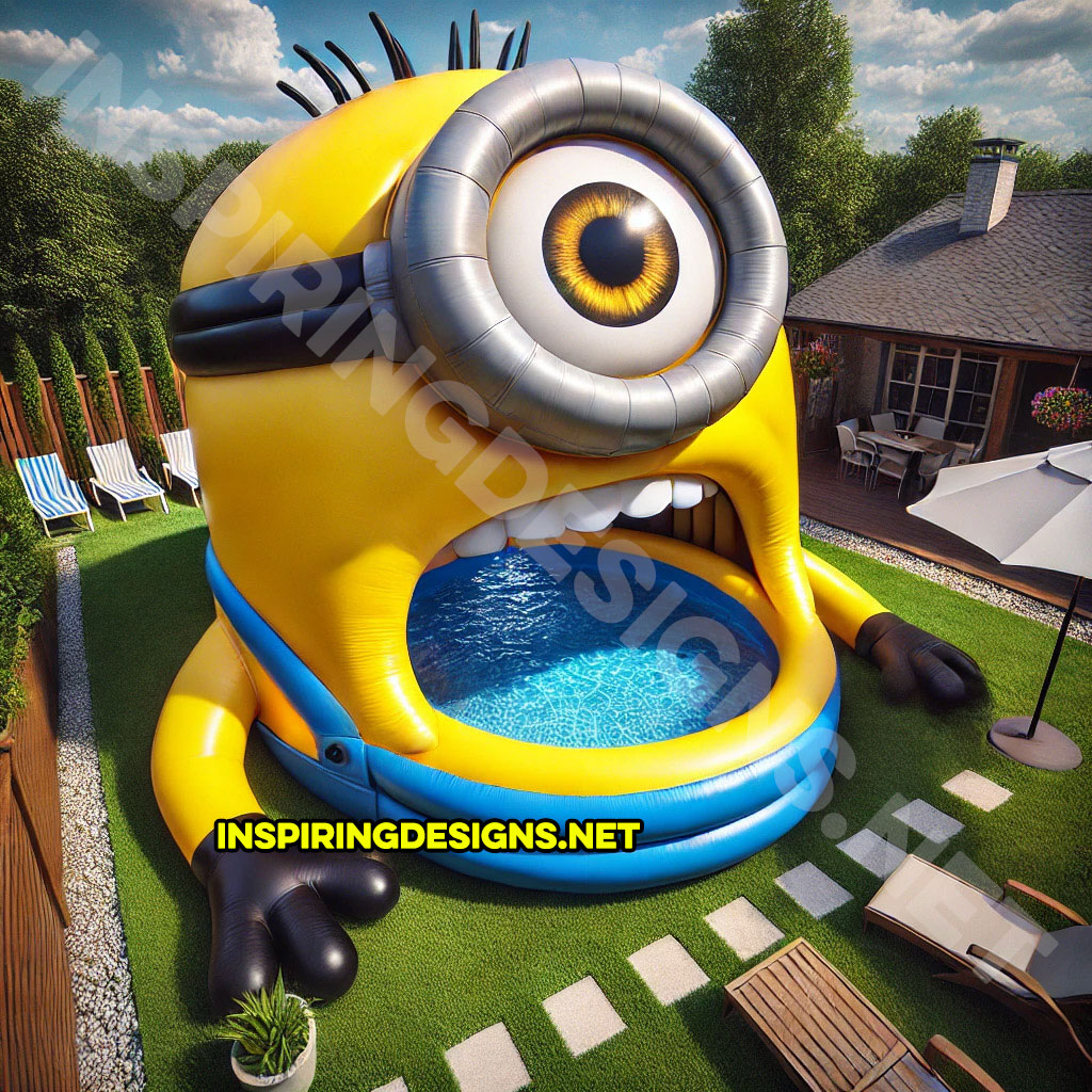 Giant Inflatable Minion Pools