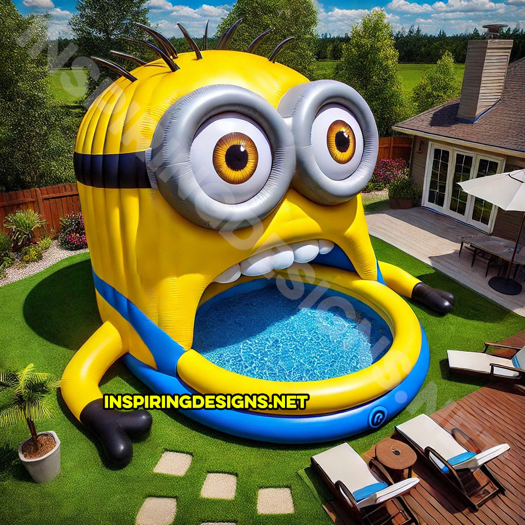 Giant Inflatable Minion Pools