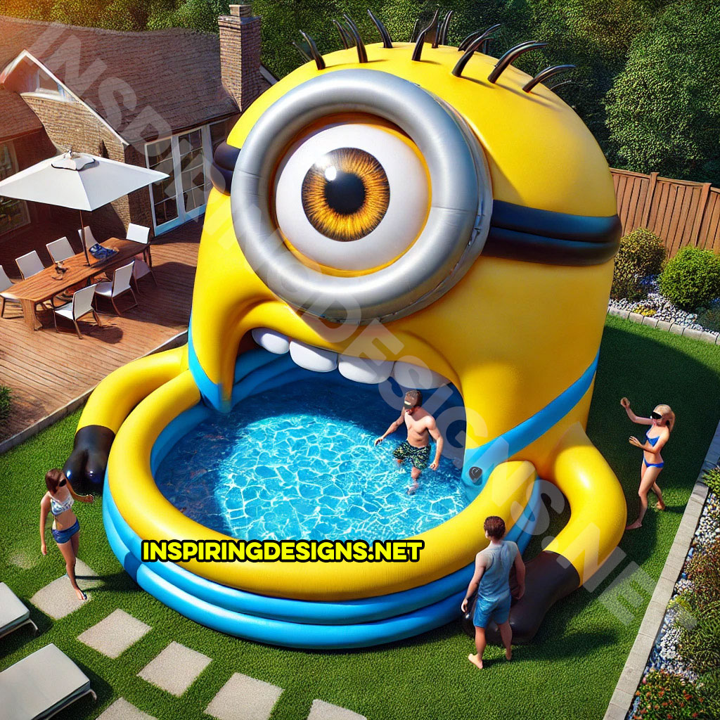 Giant Inflatable Minion Pools