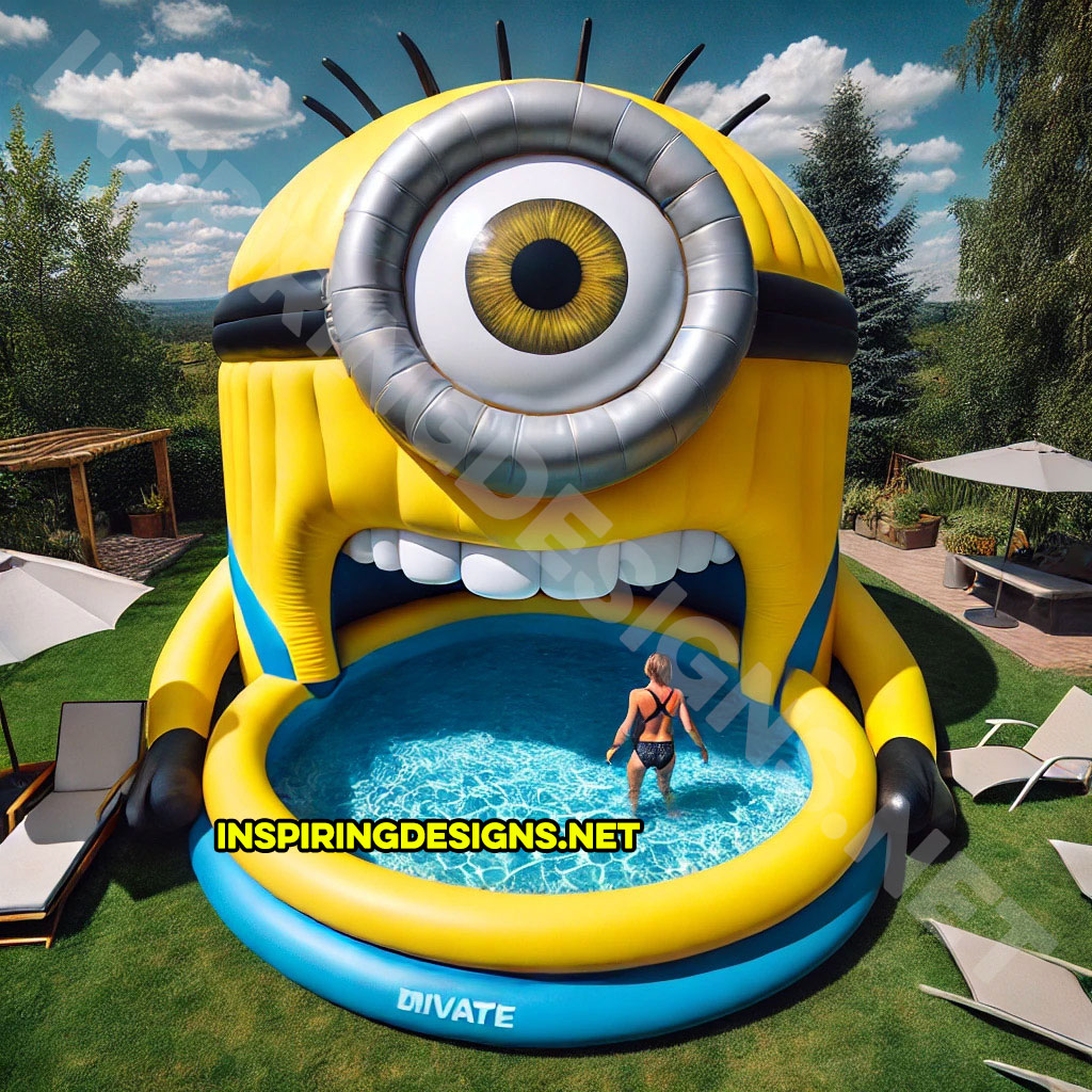 Giant Inflatable Minion Pools