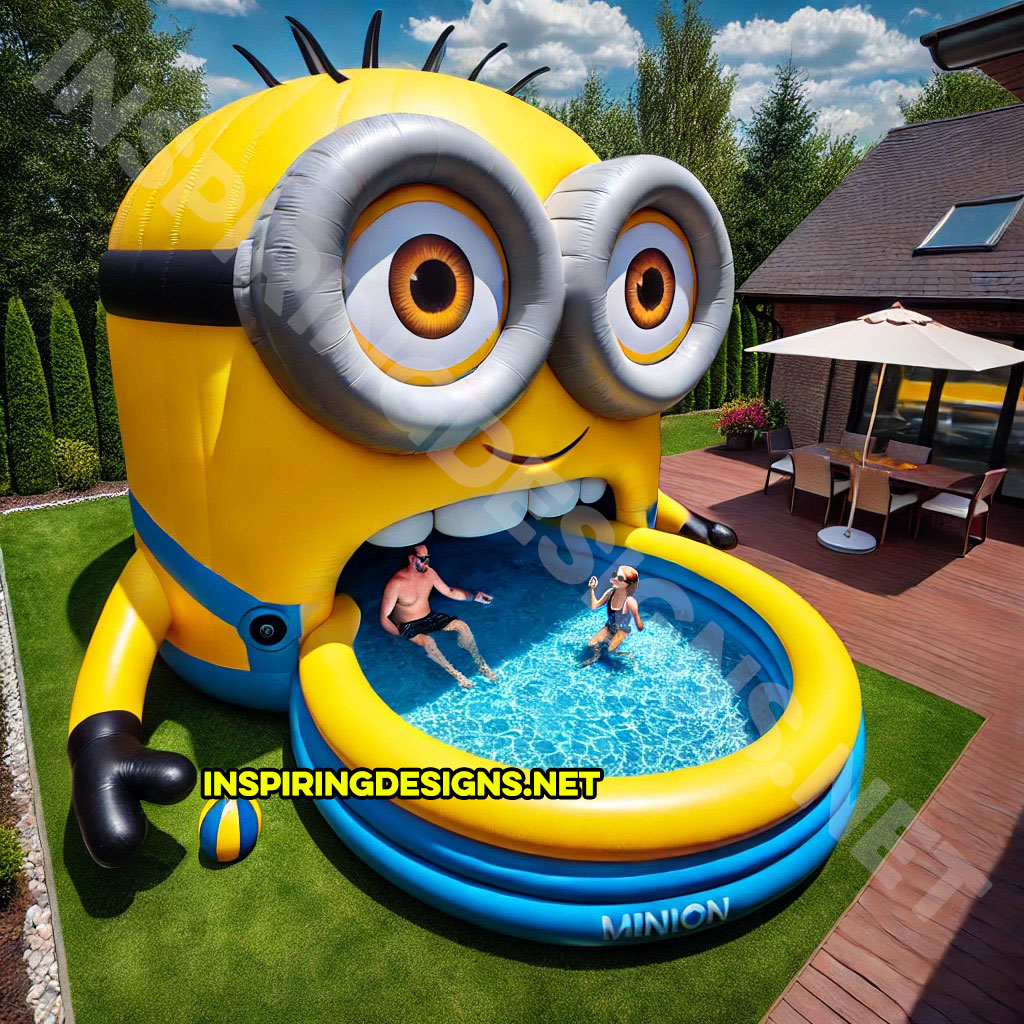 Giant Inflatable Minion Pools