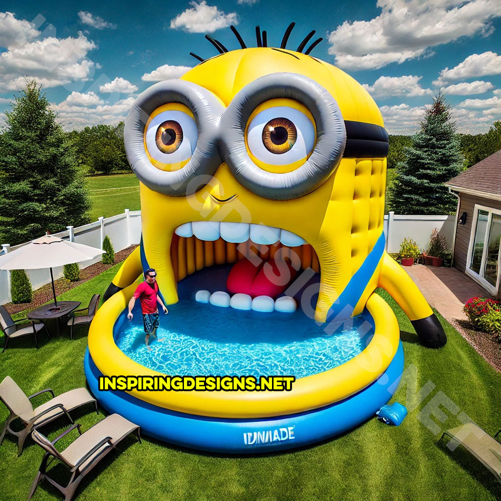 Giant Inflatable Minion Pools