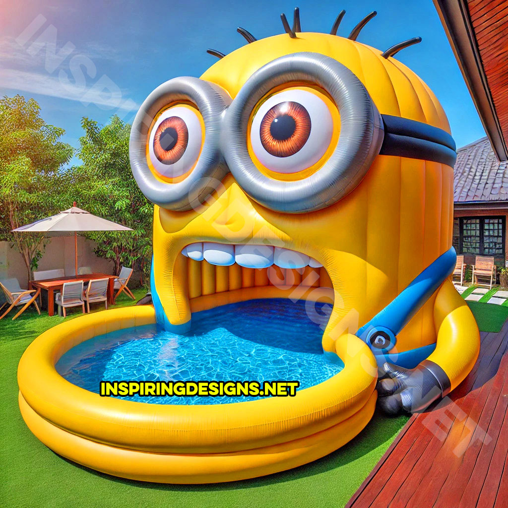 Giant Inflatable Minion Pools