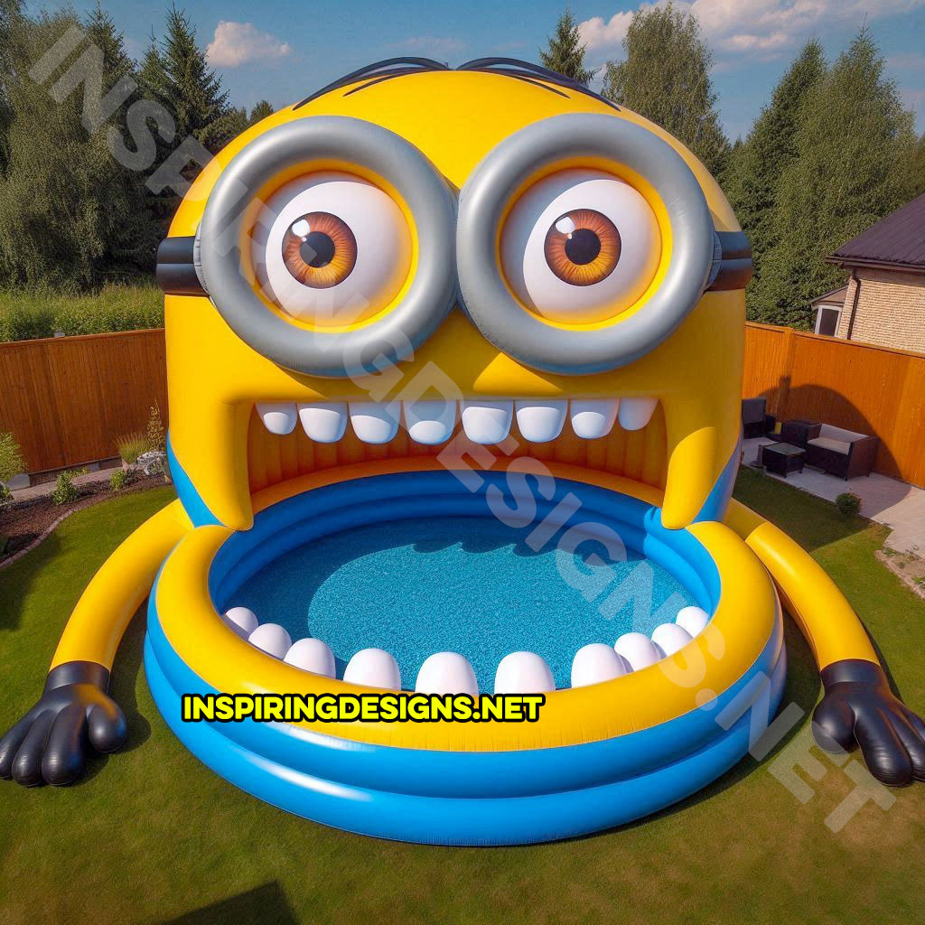 Giant Inflatable Minion Pools