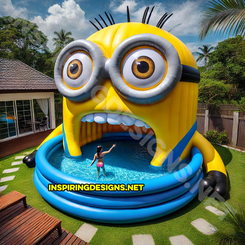 Giant Inflatable Minion Pools