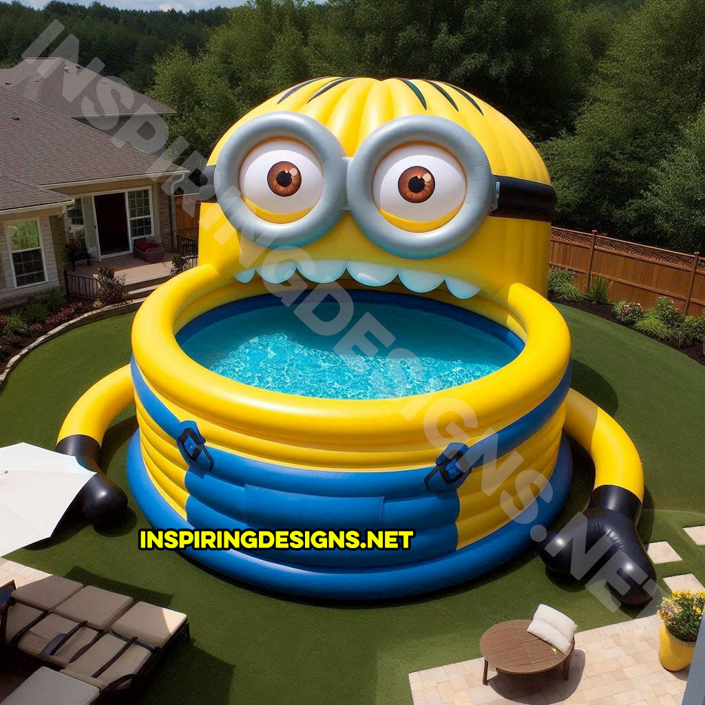 Giant Inflatable Minion Pools