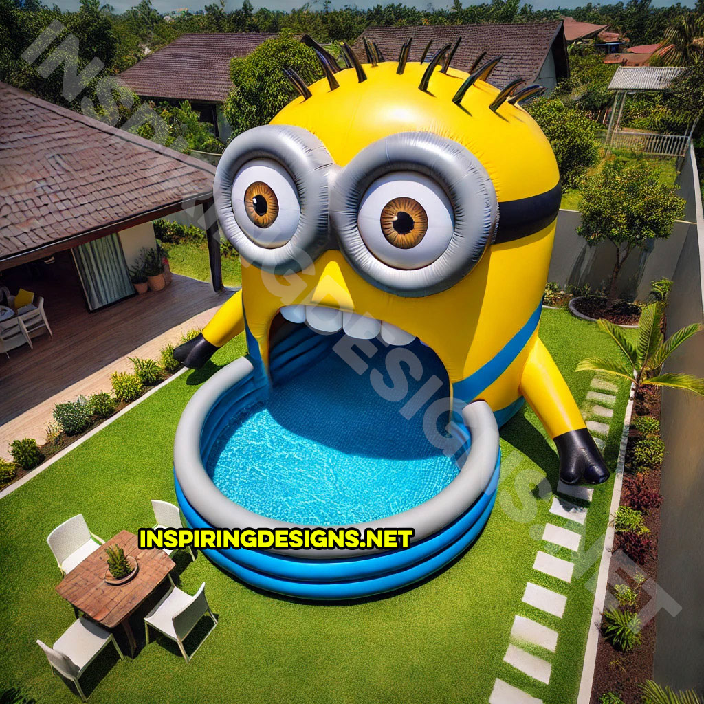 Giant Inflatable Minion Pools