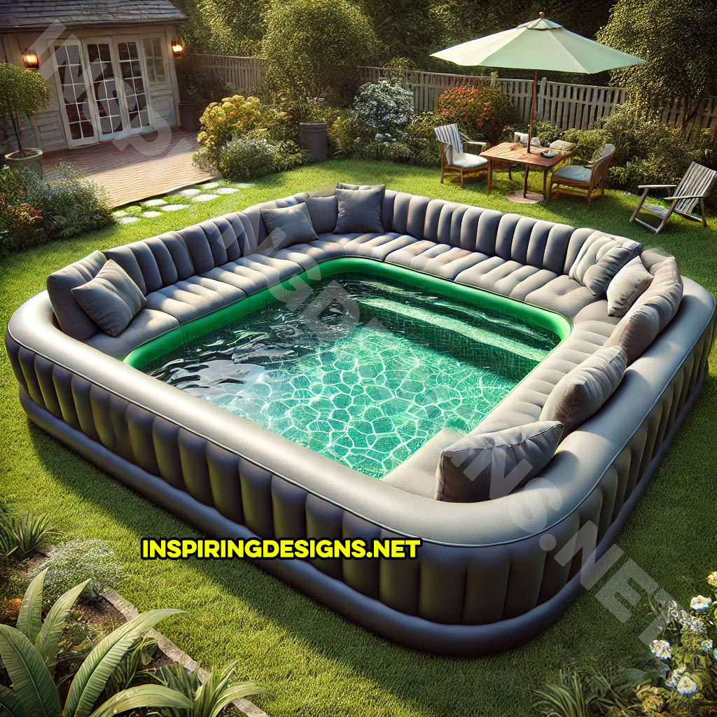 Giant Sofa Shaped Inflatable Pools