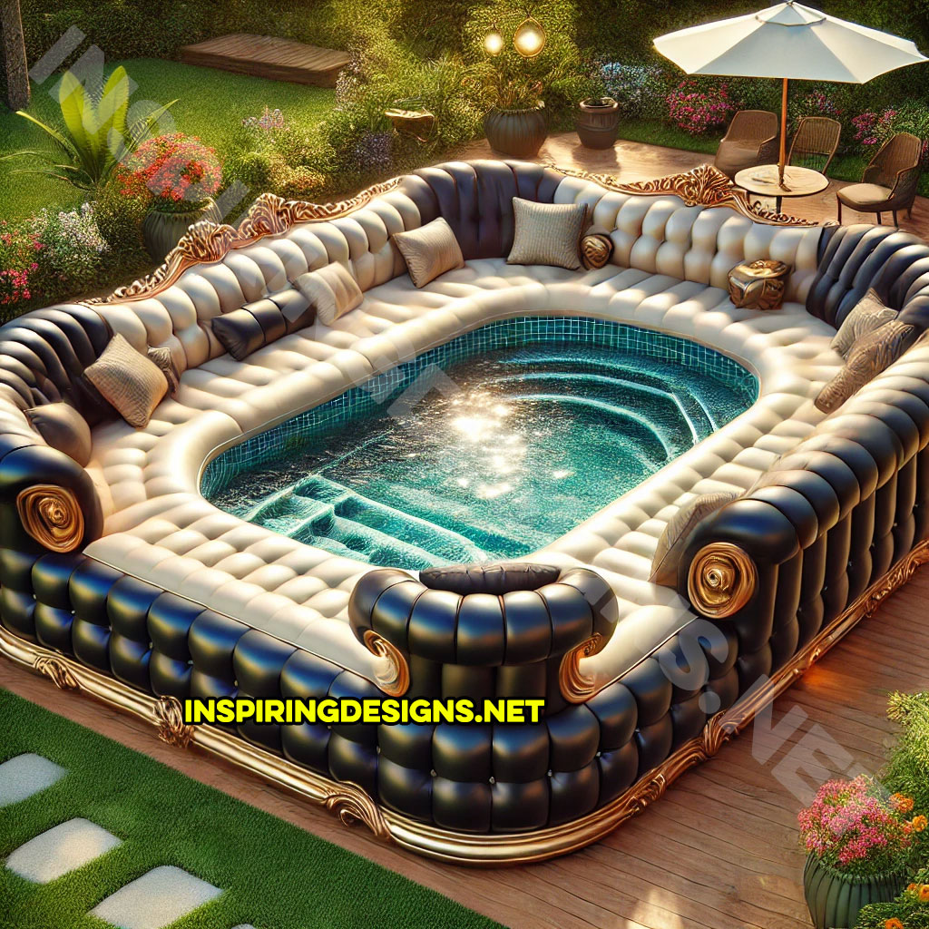 Giant Sofa Shaped Inflatable Pools