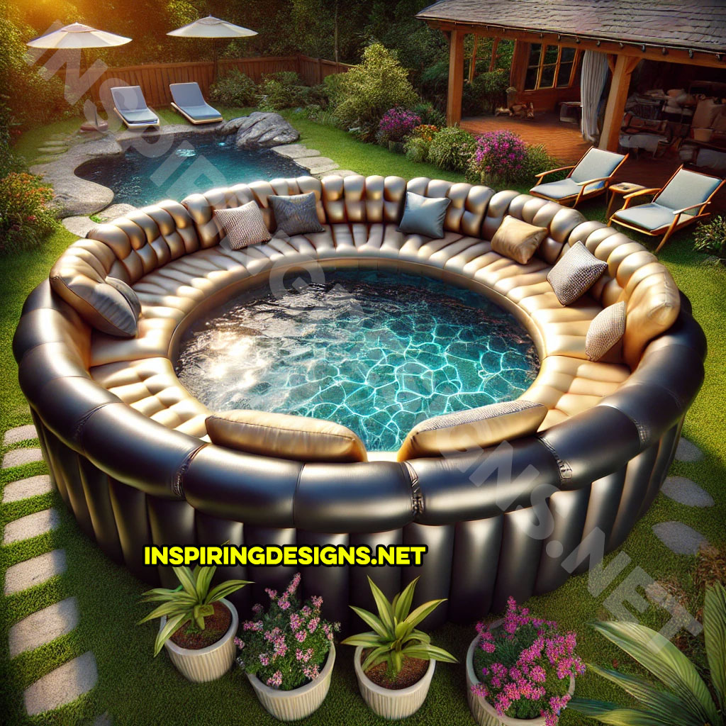 Giant Sofa Shaped Inflatable Pools