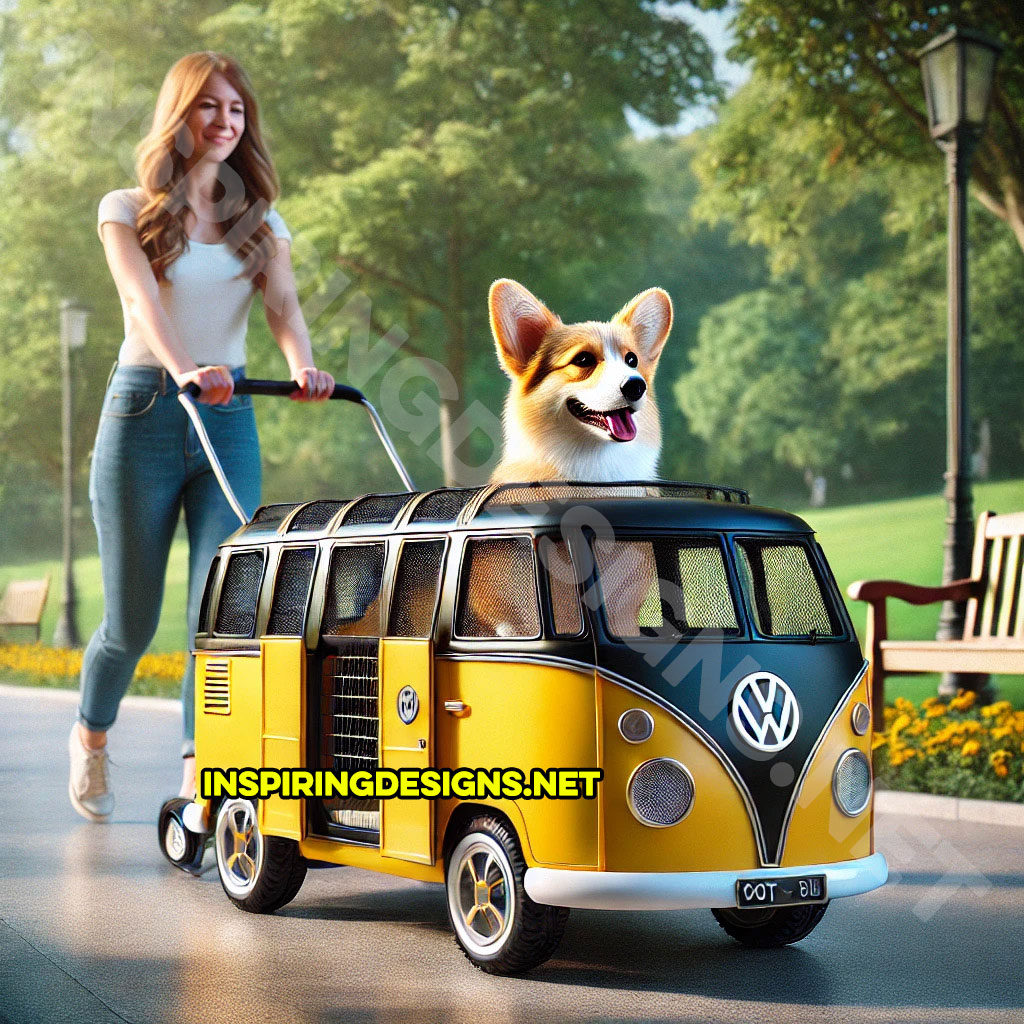 Volkswagen Bus Pet Strollers