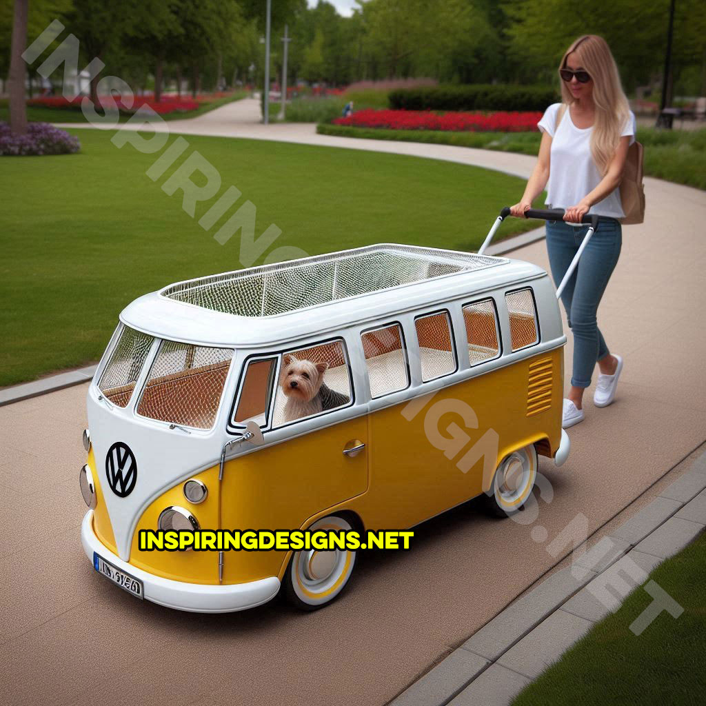 Volkswagen Bus Pet Strollers