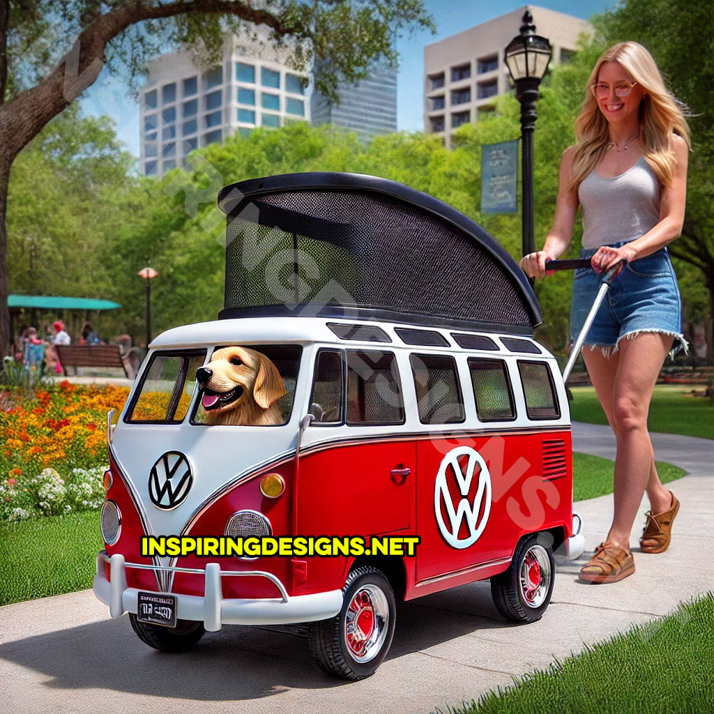 Volkswagen Bus Pet Strollers