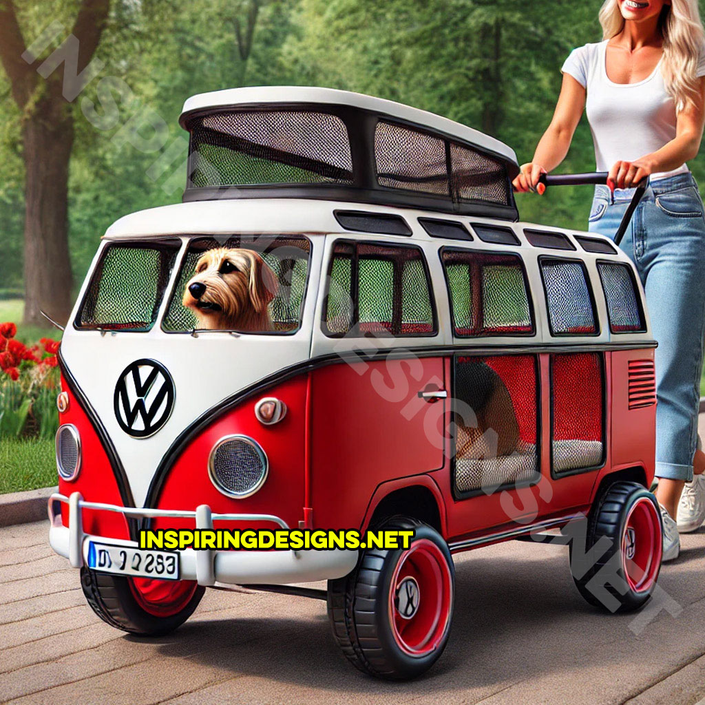 Volkswagen Bus Pet Strollers