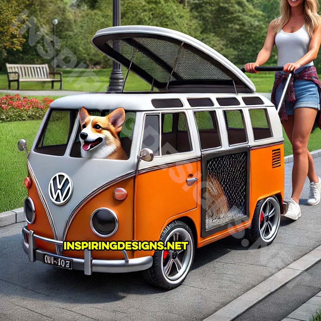 Volkswagen Bus Pet Strollers