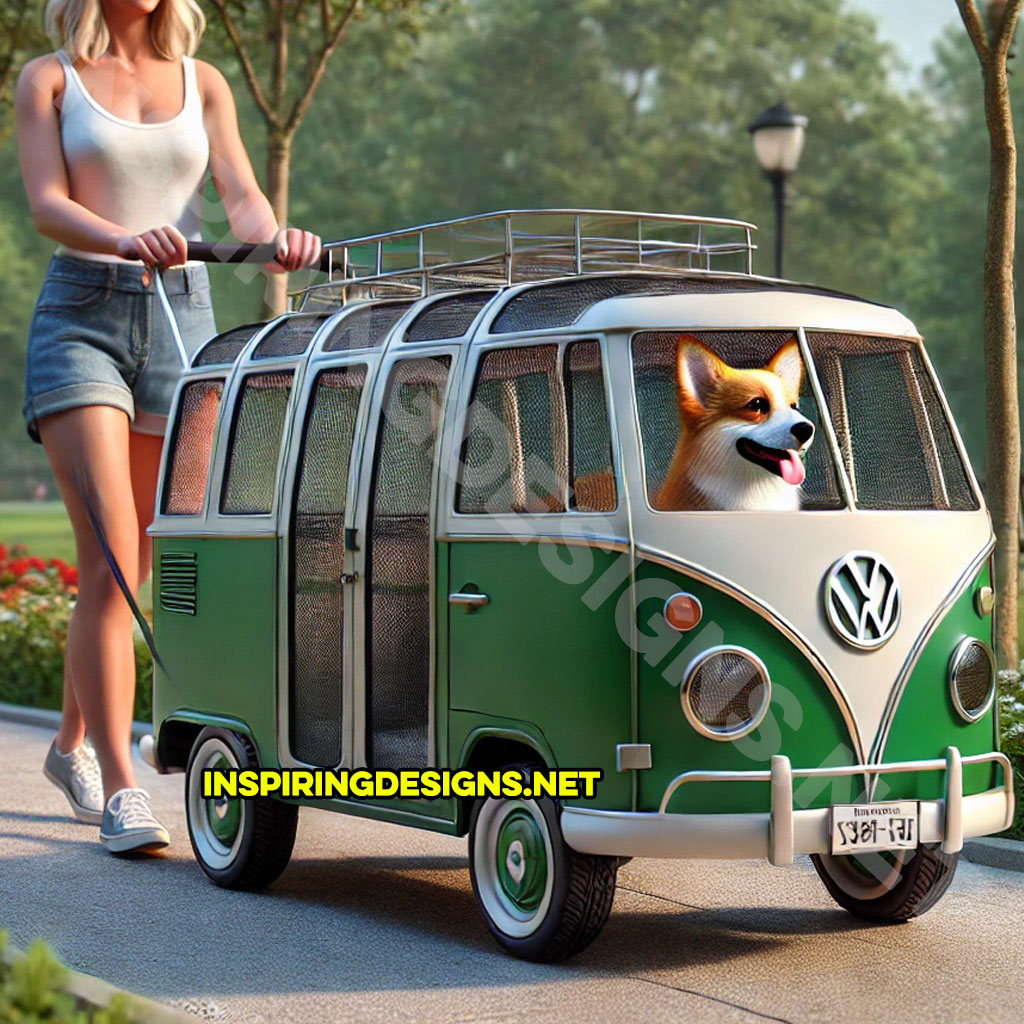 Volkswagen Bus Pet Strollers