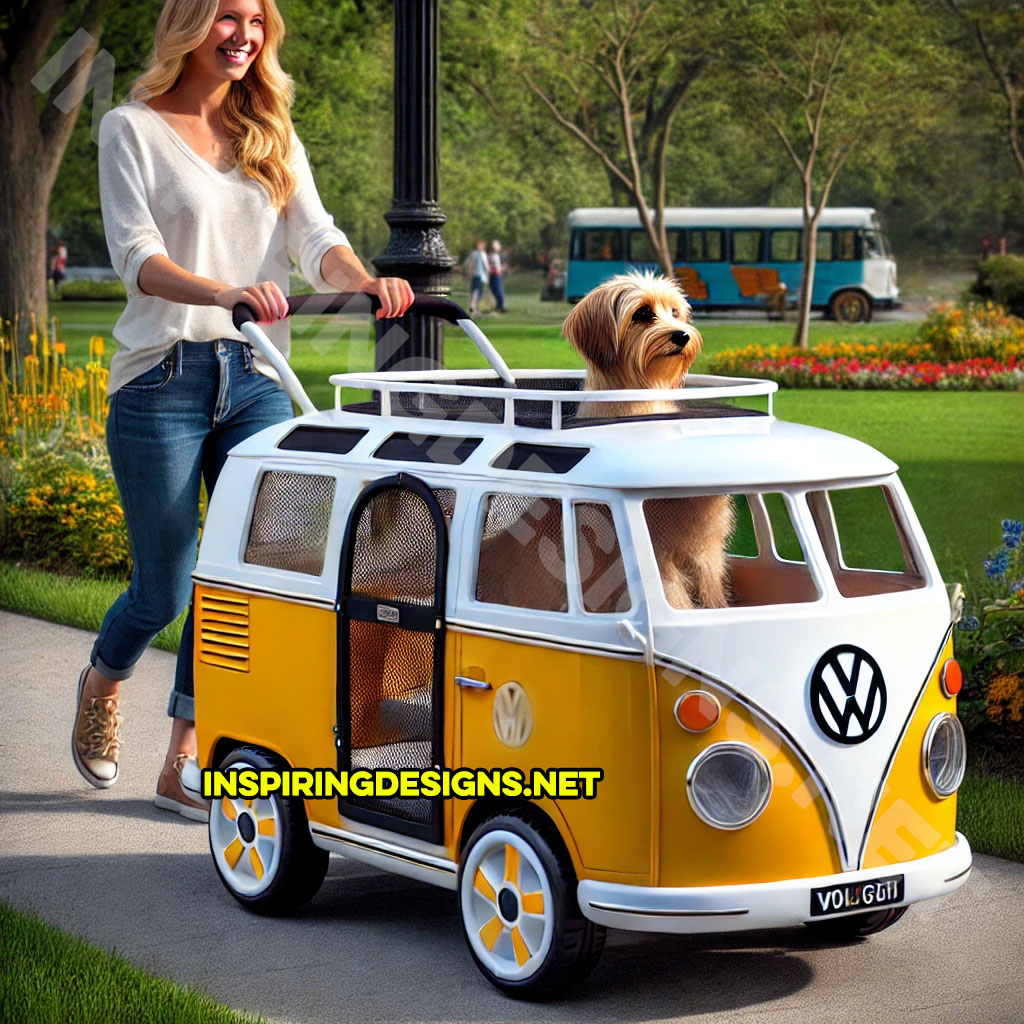 Volkswagen Bus Pet Strollers