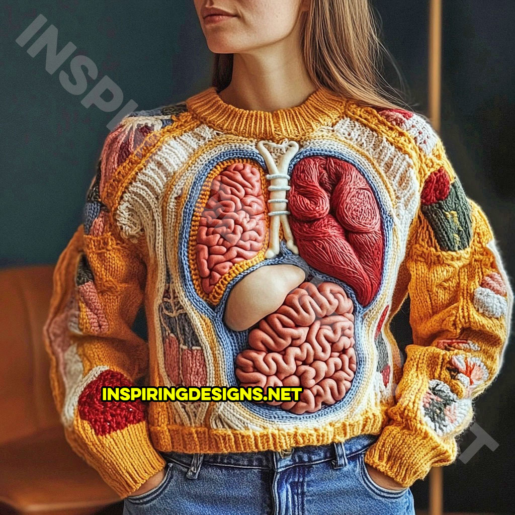 Human Anatomy Sweaters