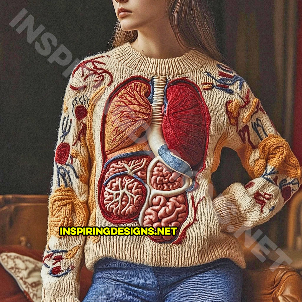 Human Anatomy Sweaters