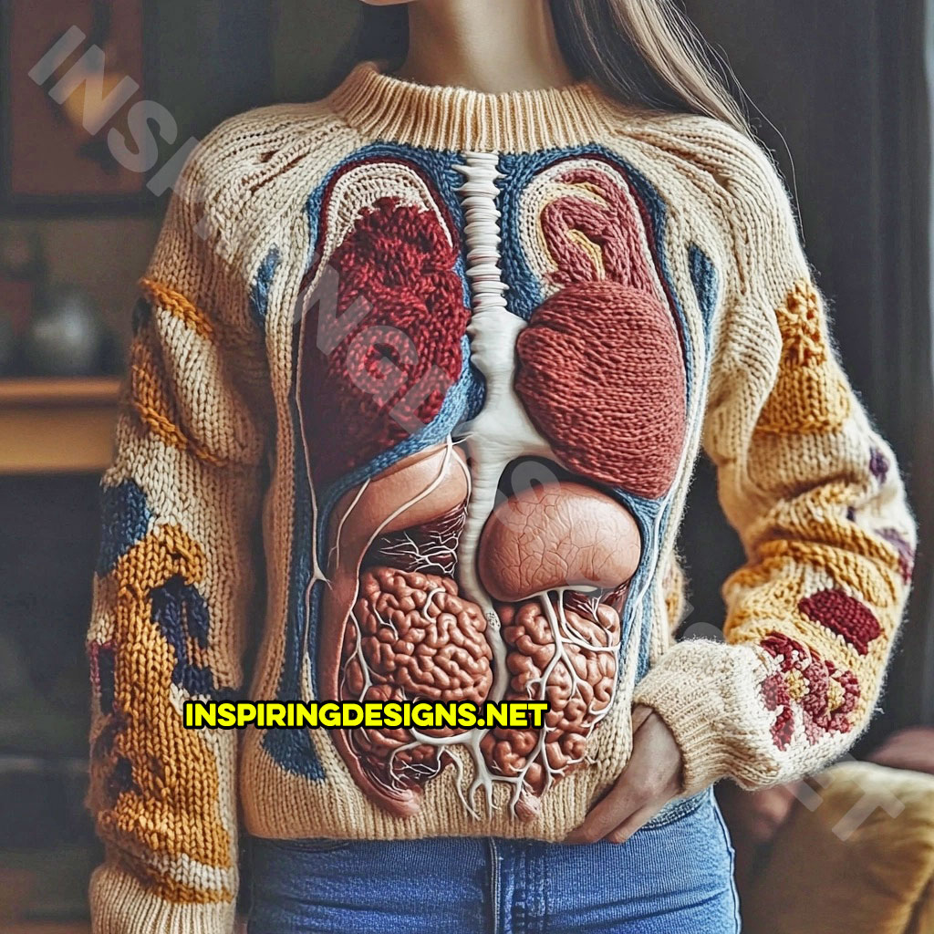 Human Anatomy Sweaters