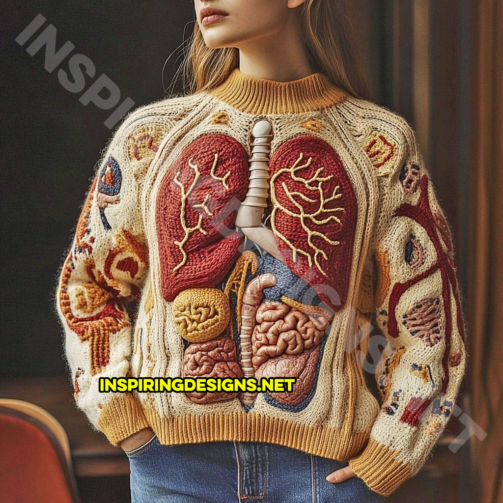 Human Anatomy Sweaters