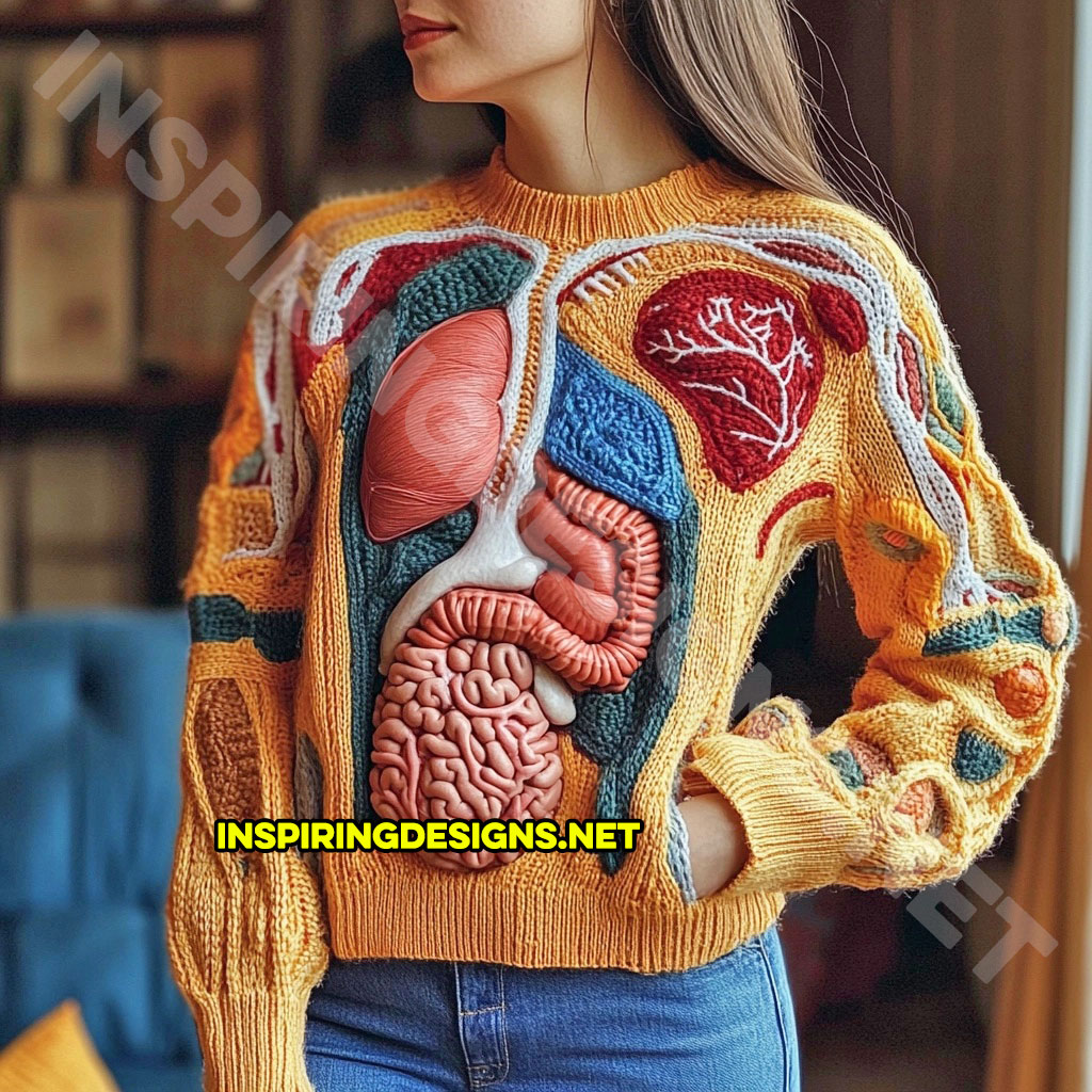 Human Anatomy Sweaters