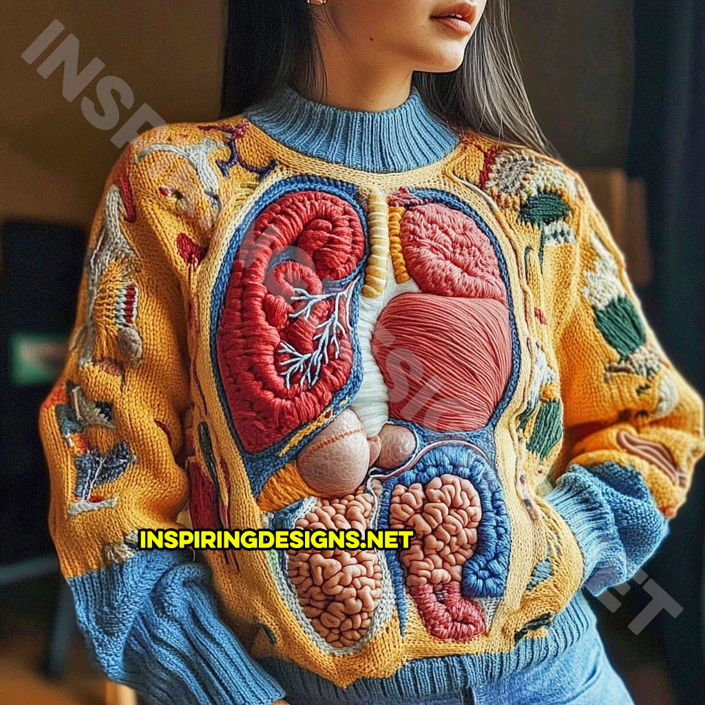 Human Anatomy Sweaters