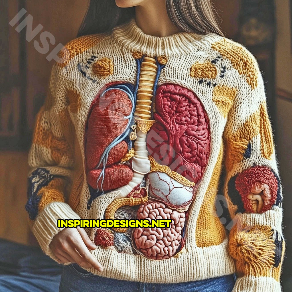 Human Anatomy Sweaters