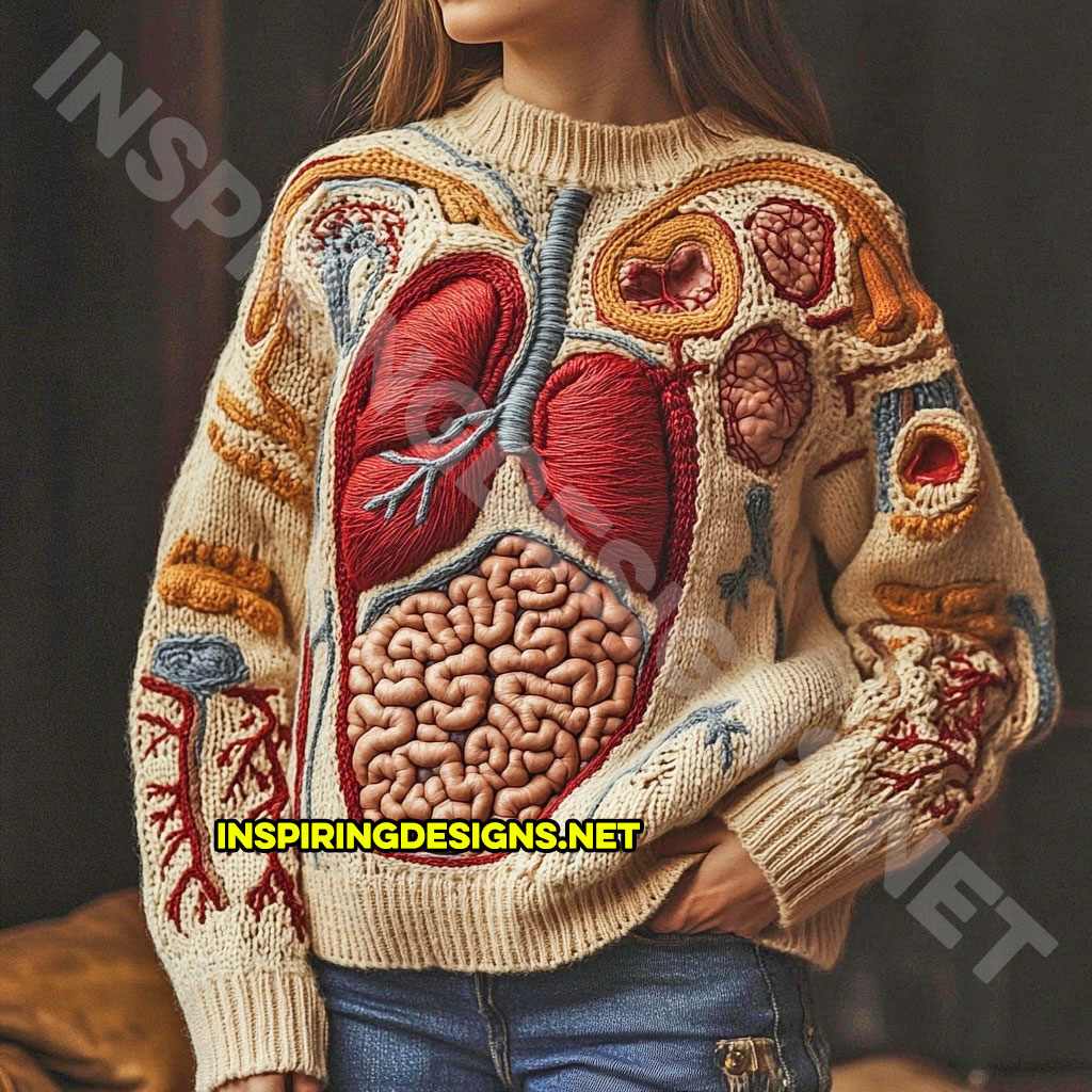 Human Anatomy Sweaters