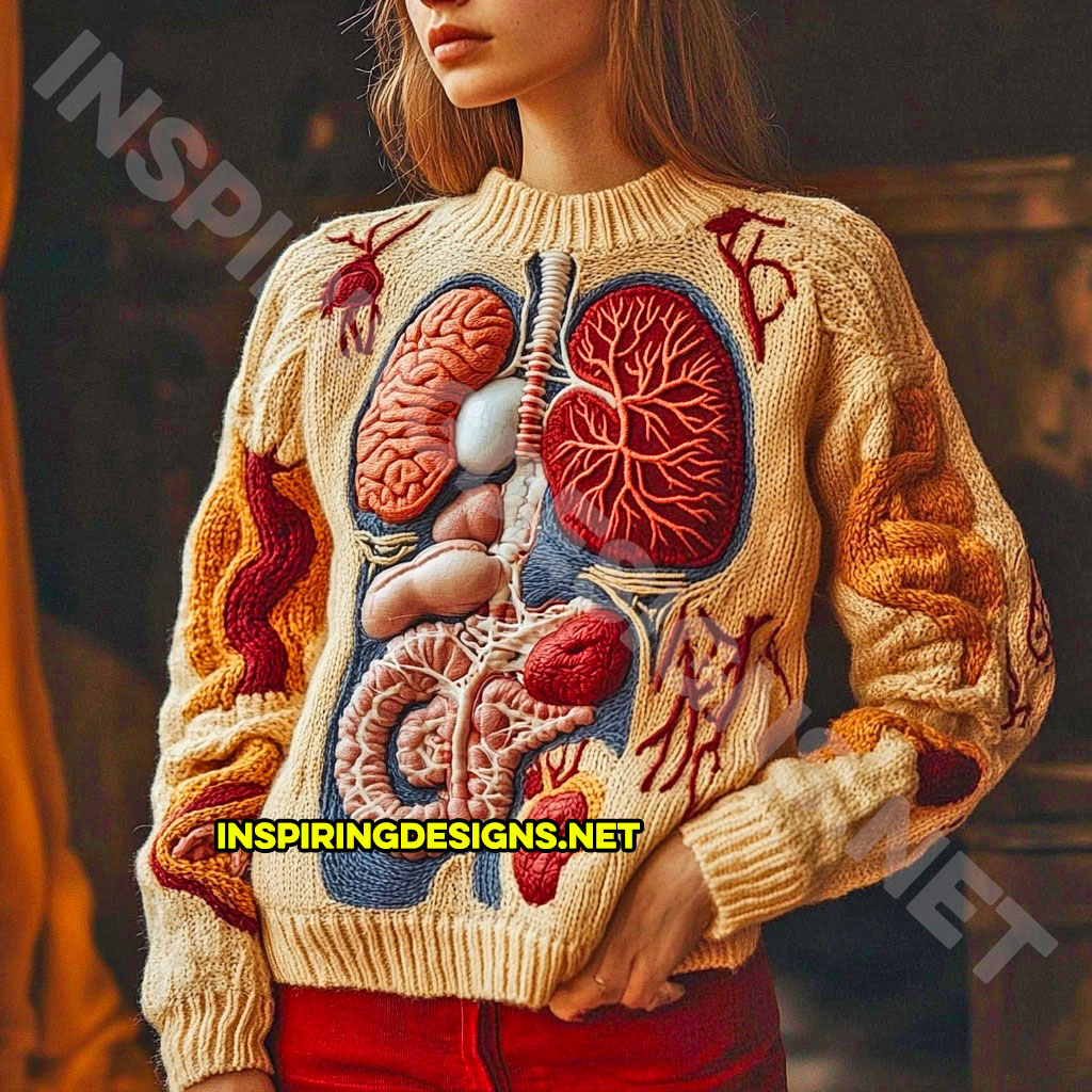 Human Anatomy Sweaters