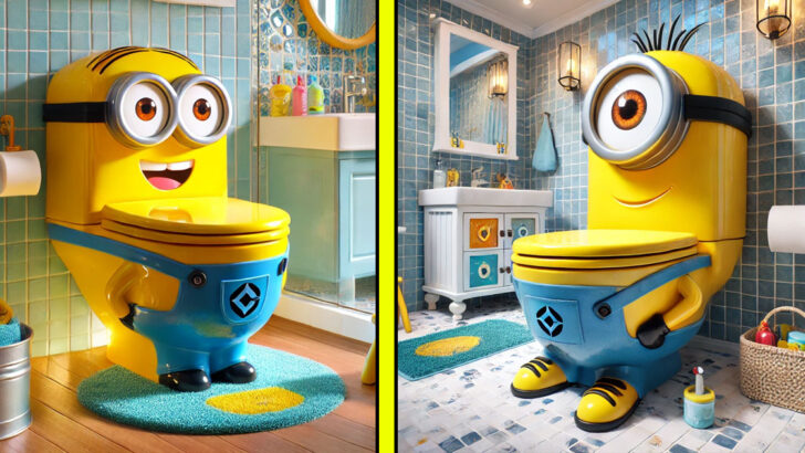 These Minion Toilets Are the Perfect Loo For Your Evil Lair’s Bathroom