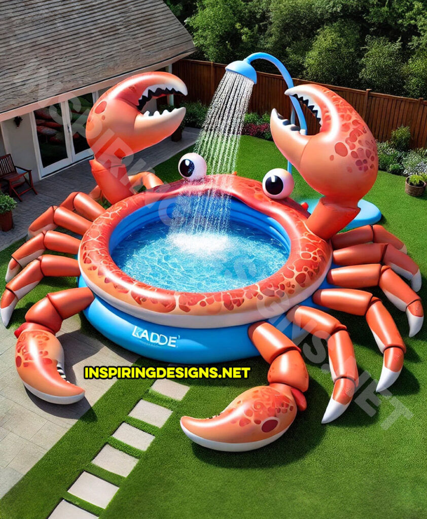 Inflatable Sea Creature Pools - Crab